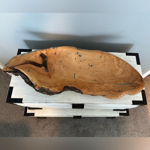 Other - Driftwood with turquoise stone. All natural.